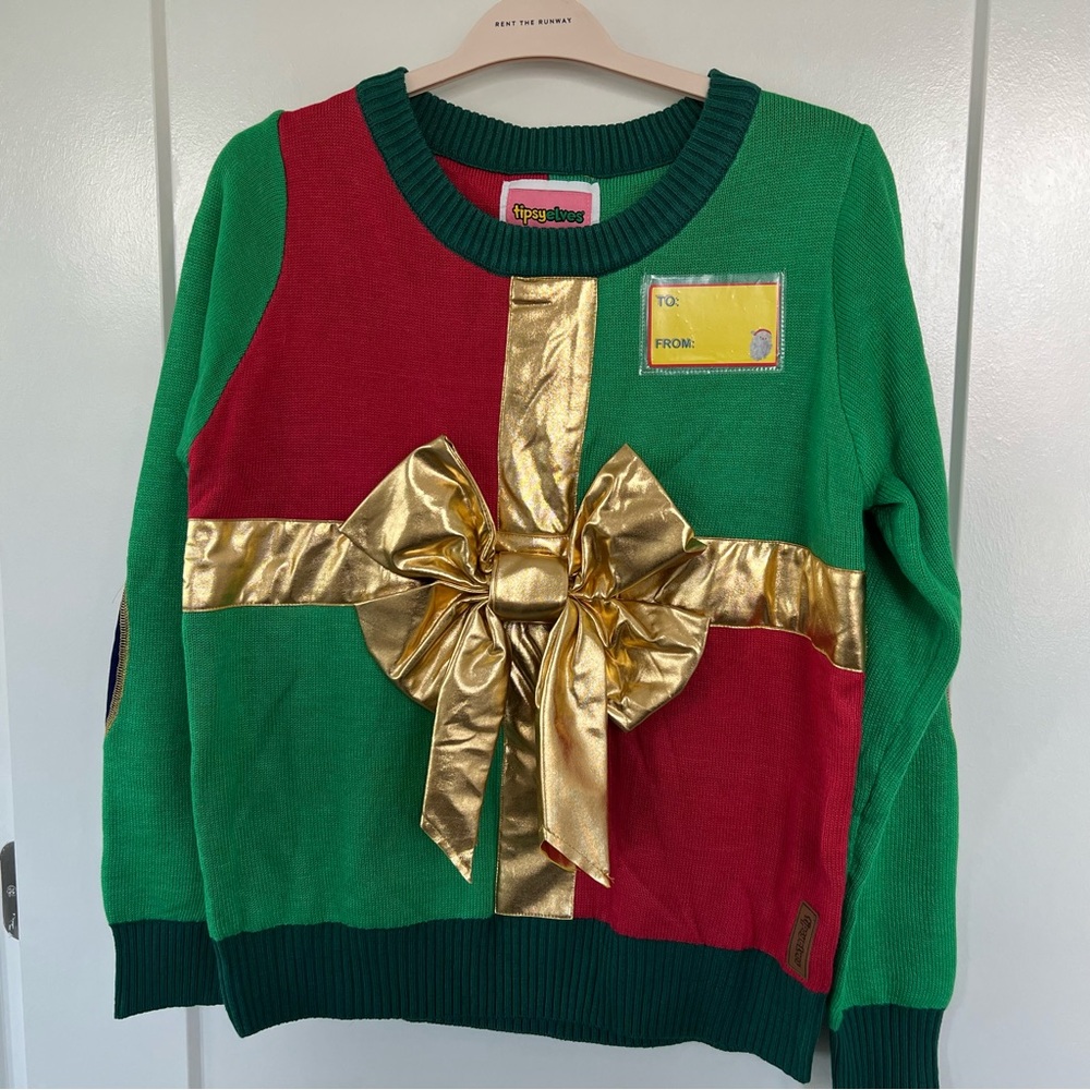 Tipsy Elves Ugly Christmas Package Sweater